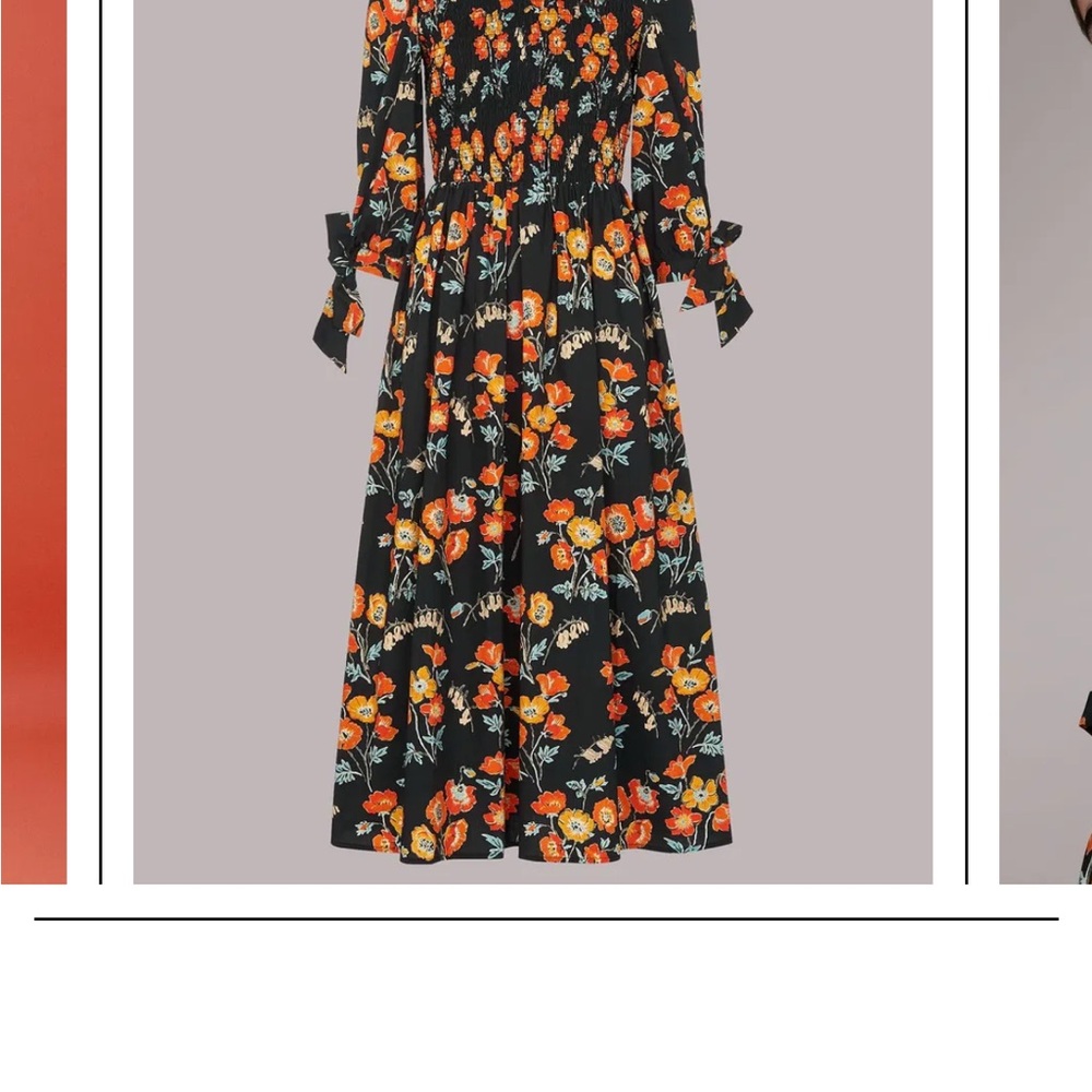 Whistles 100% cotton midi dress - Picture 2 of 10
